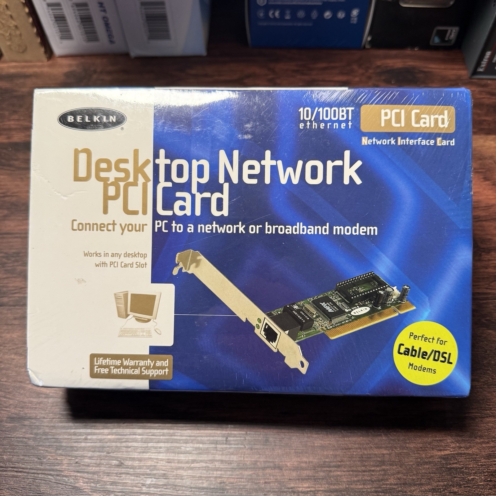 Belkin F5D5000 10/100 PCI Ethernet Card DOS Windows 3.1 95 98 ME NOS