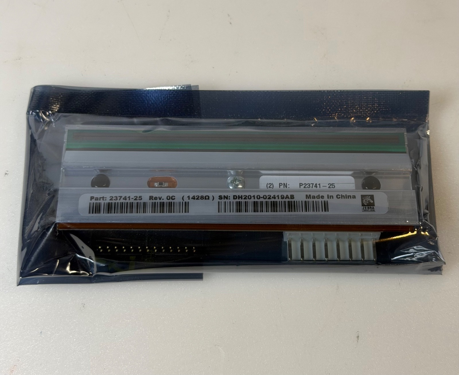 Zebra Original P23741-25 Printhead 300DPI 105SLPlus ZE500 4" New Open Box