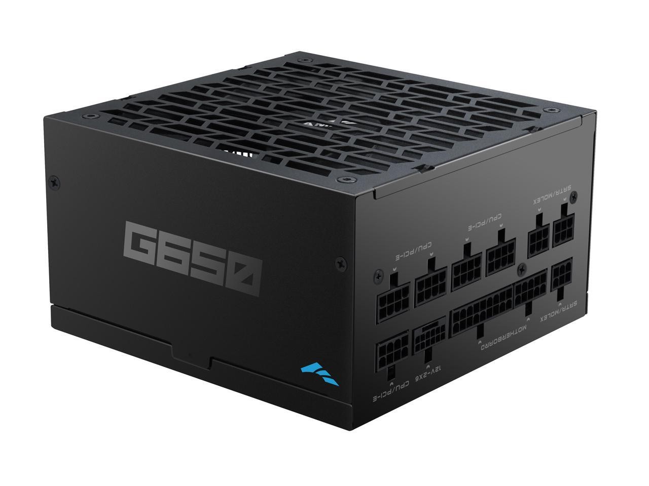 Sama G0650BKGFF001US 650W ATX 3.1 Full-Modular Power Supply Gold Black