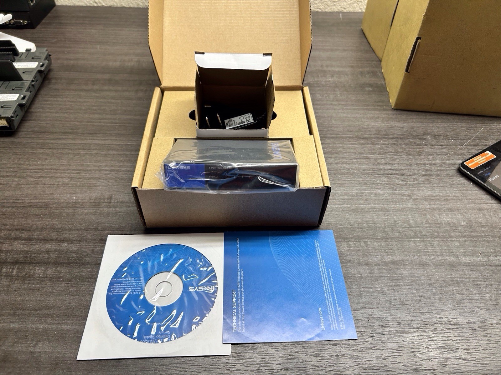 Linksys LGS105 5-Port Business Gigabit 1000Mbps w/ Power Supply |#D242