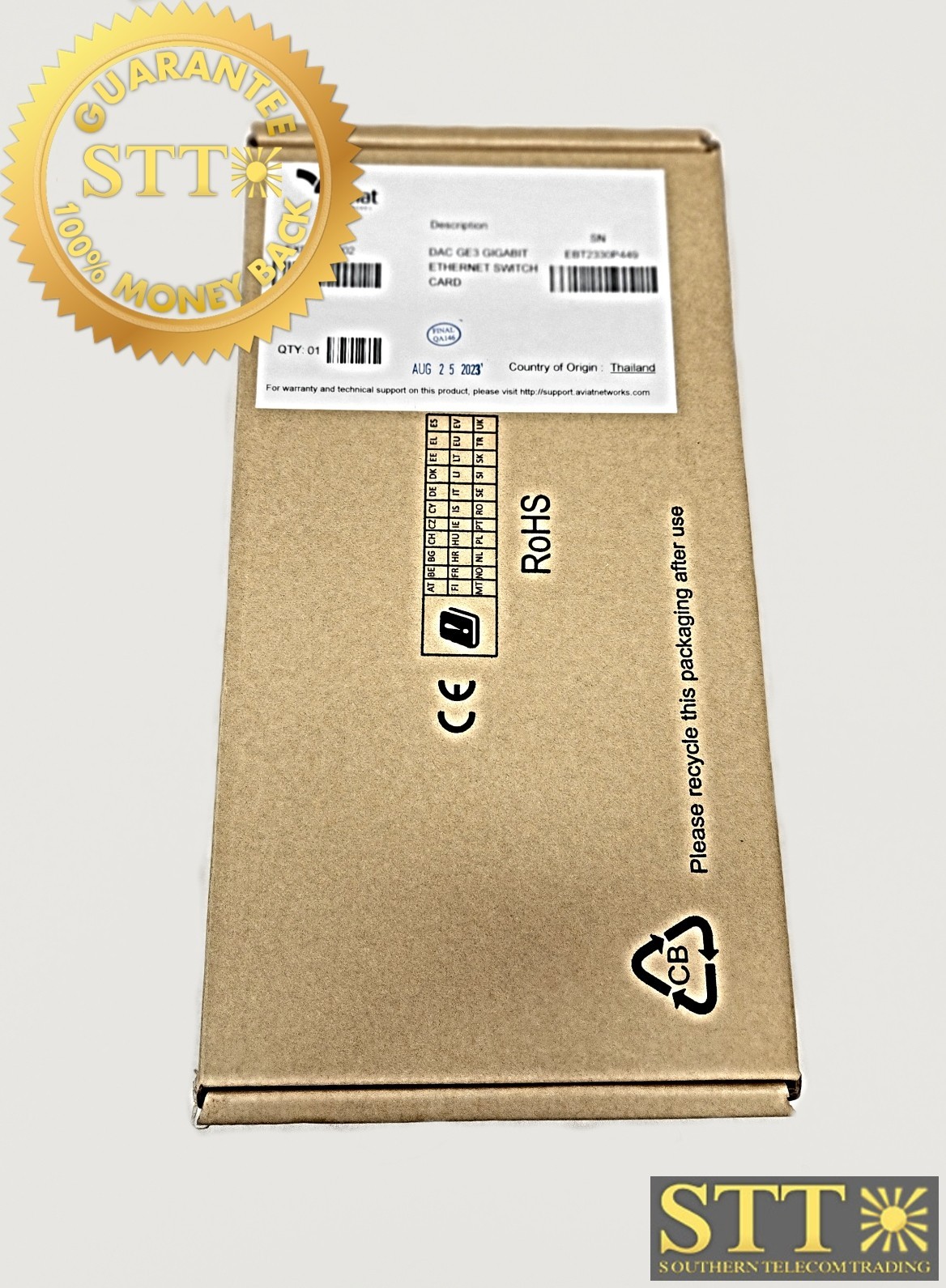 EXD-181-002 AVIAT NETWORKS AVIAT NETWORKS DAC GE3 GIGABIT ETHERNET SWITCH CARD