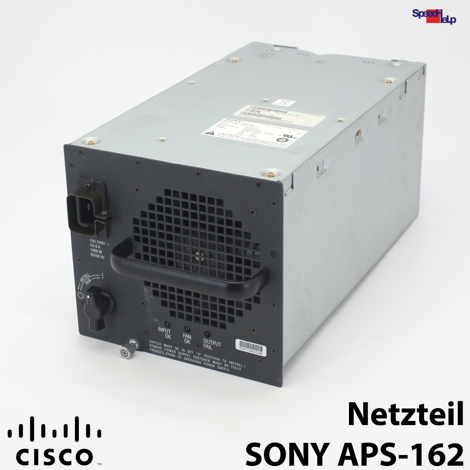 SONY APS-162 POWER SUPPLY PSU CISCO SYSTEM CATALYST 8-681-325-51 34-0918-02