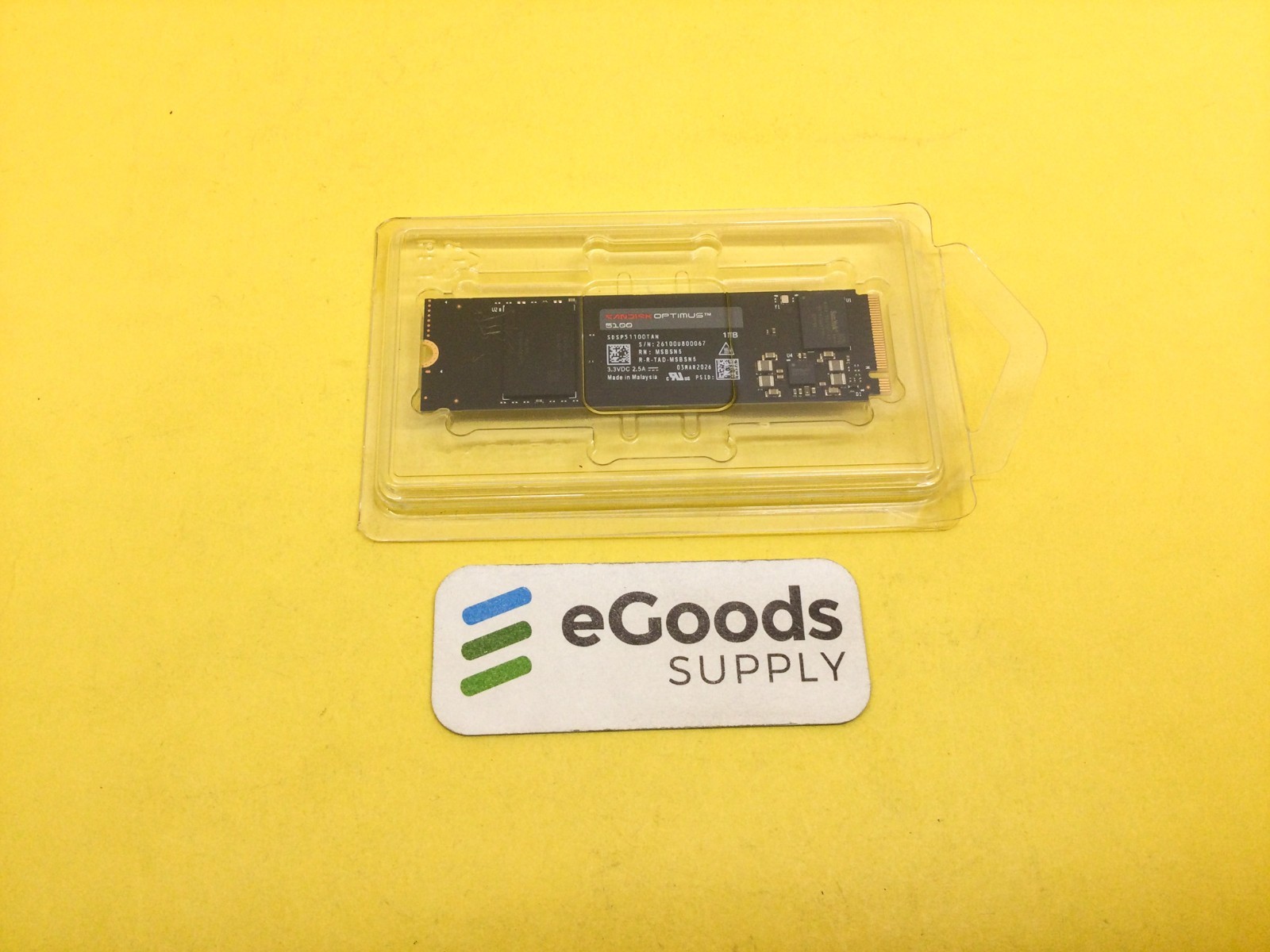SDSP51100TAN SanDisk Optimus GX 5100 1TB M.2 2280 NVMe Gen 4.0 x 4 SSD New