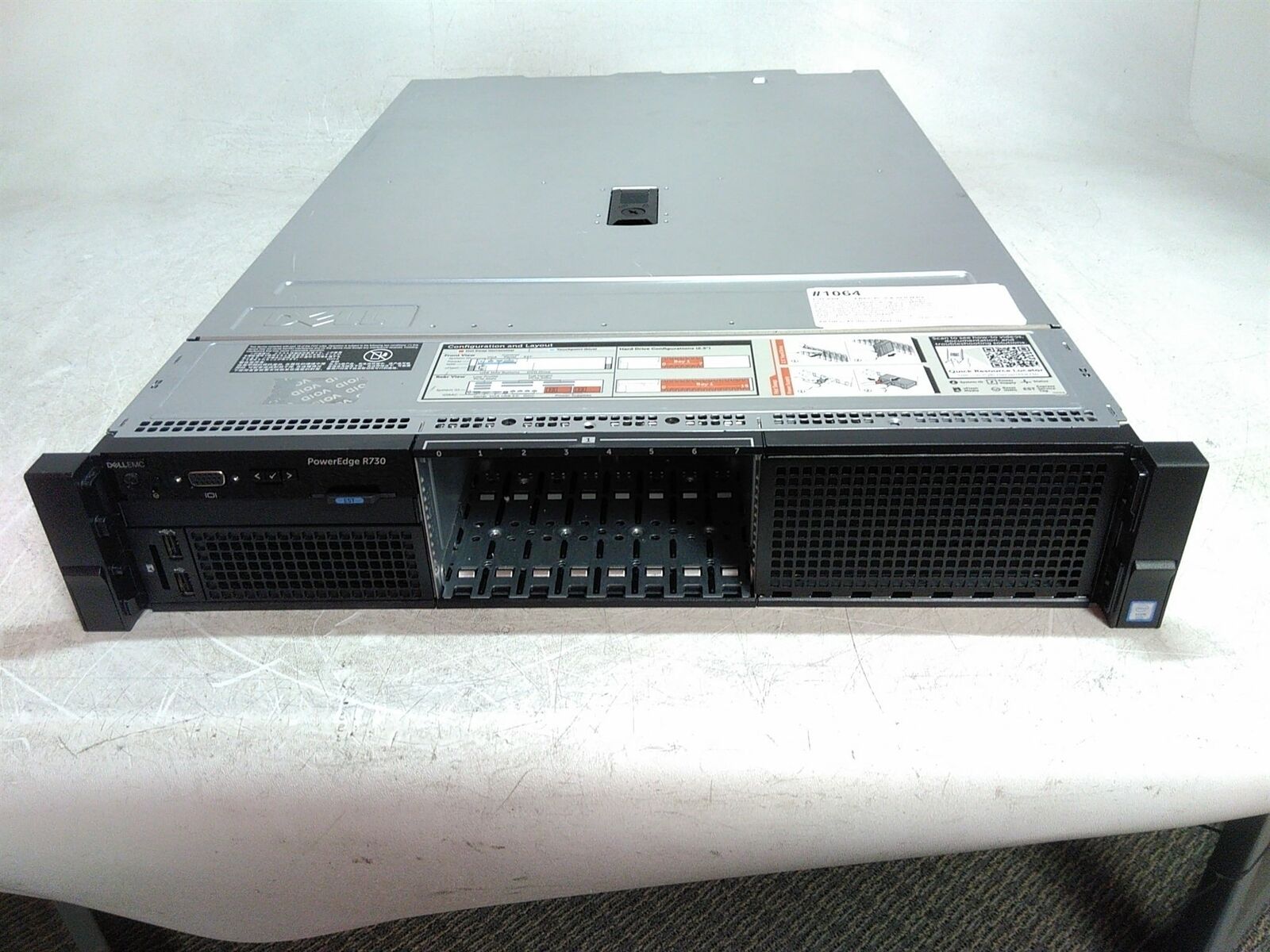 Dell PowerEdge R730 Server 12-Core Xeon E5-2650v4 2.2GHz 64GB 0HD 8x 2.5