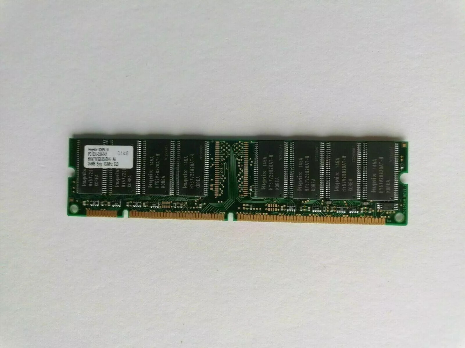 Hynix PC133U-333-542 HYM71V32635AT8-H 256MB sync 133mhz cl3