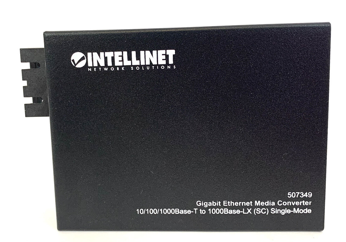 Gigabit Ethernet Single-Mode Media Converter10/100/1000Base-T - 1000Base-LX