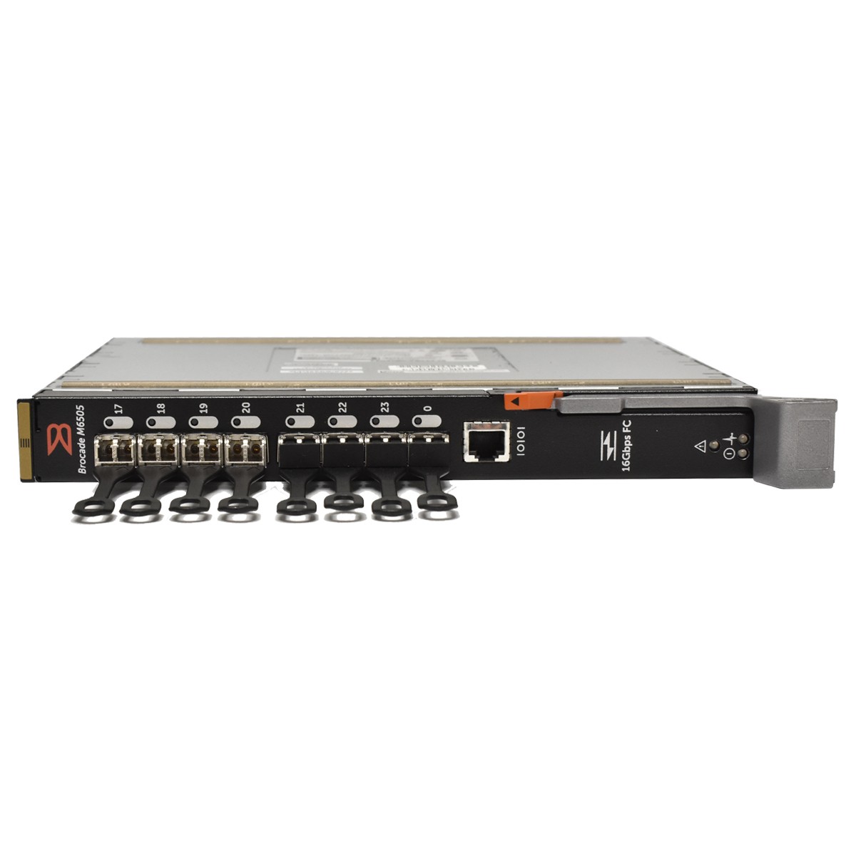Dell Brocade M6505 24-Port Blade Switch M1000e 01K4W5 000K3M 8x 16Gb SFP+