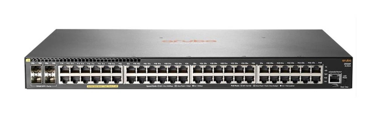 HPE Aruba 2930F 48G PoE+ 4SFP+ Switch JL256A OPEN BOX