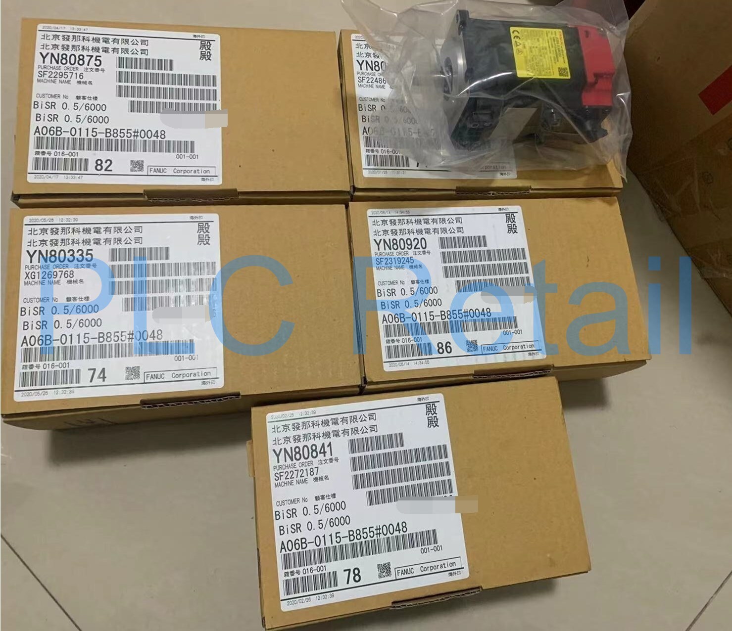 1PCS NEW FANUC servo motor A06B-0115-B855#0048 Fast delivery