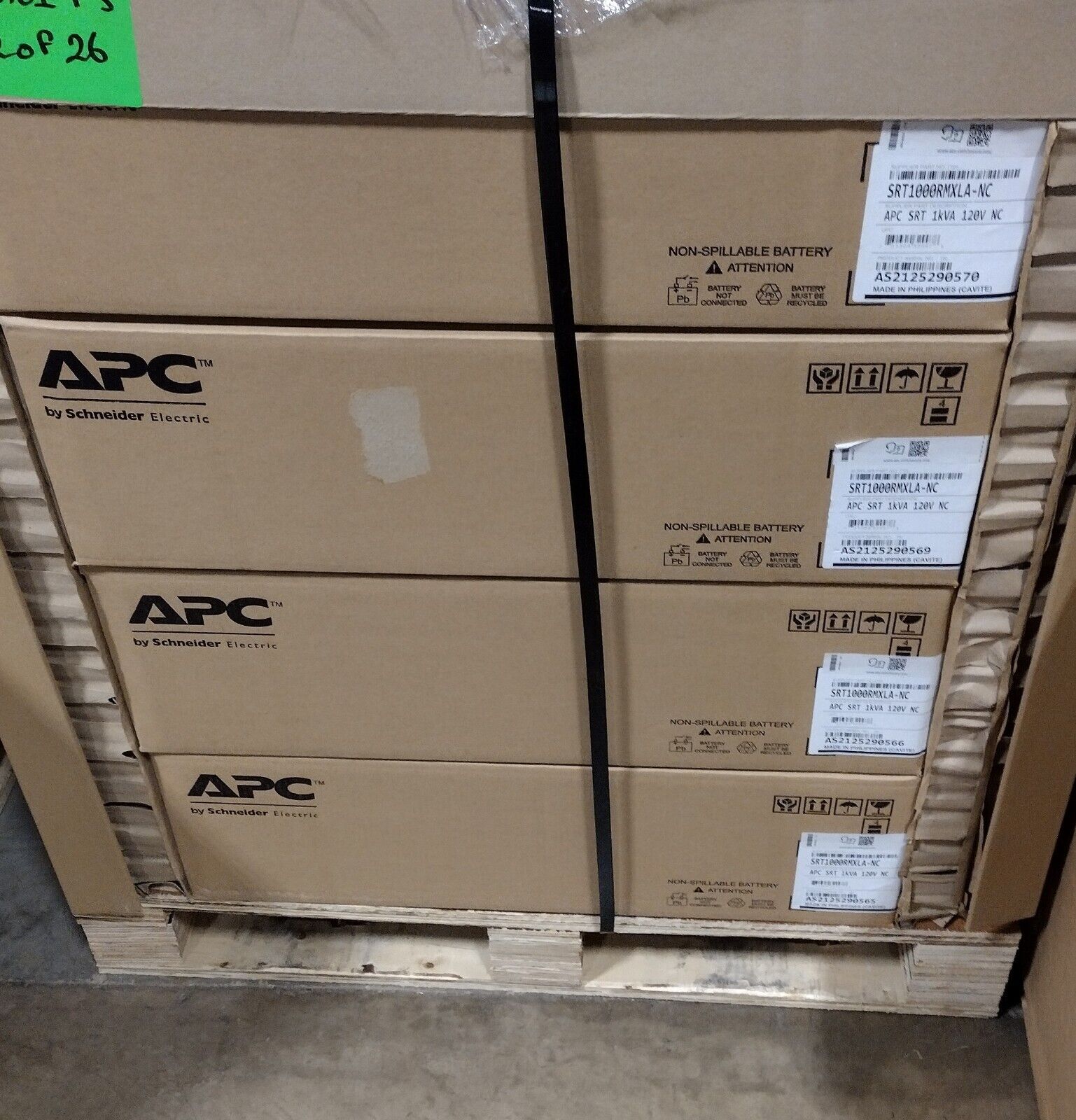 *New*Sealed *APC Smart-UPS SRT 1000VA/900W Rack-Mnt. 120V 2U UPS SRT1000RMXLA-NC