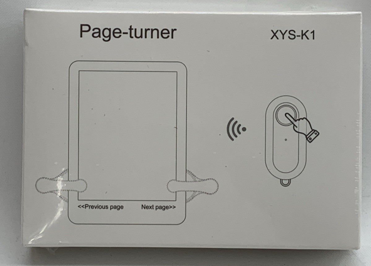 Page Turner Remote Control XYS-K1 433.92MHz for eReaders, Tablets, iPhone, iPad