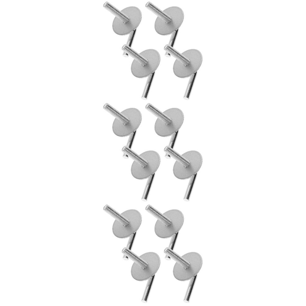 12Pcs Silver Fan Stand Fixing Screws Durable Iron Fan Base Hardware