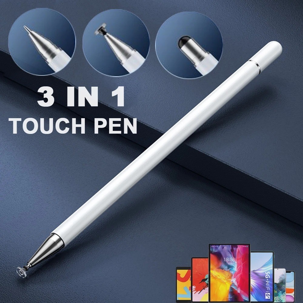 3 in 1 Stylus Pen For Tablet Phone Touch Pen For Android iOS Screen Pen For Xiao