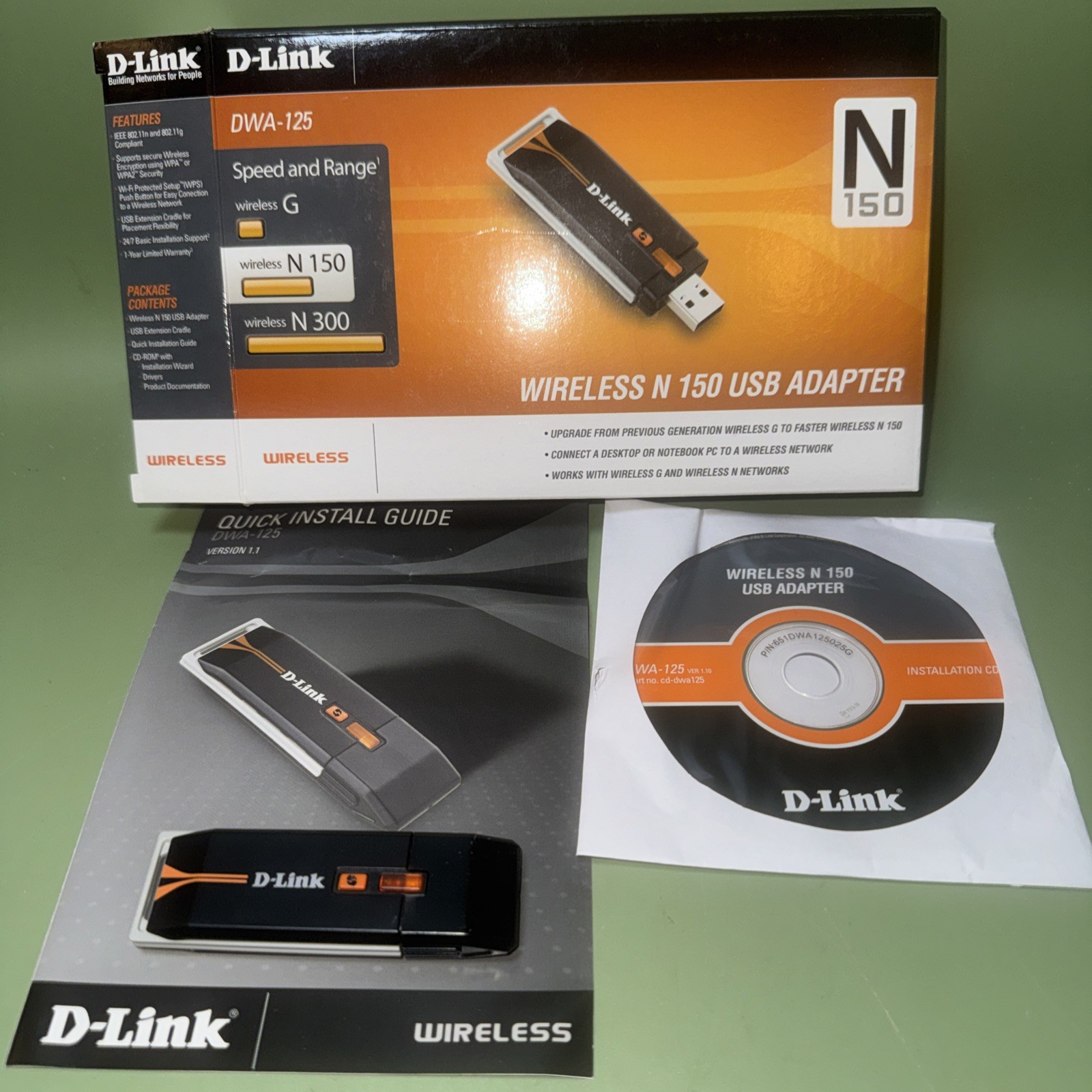 D-Link N150 Wireless N USB Adapter