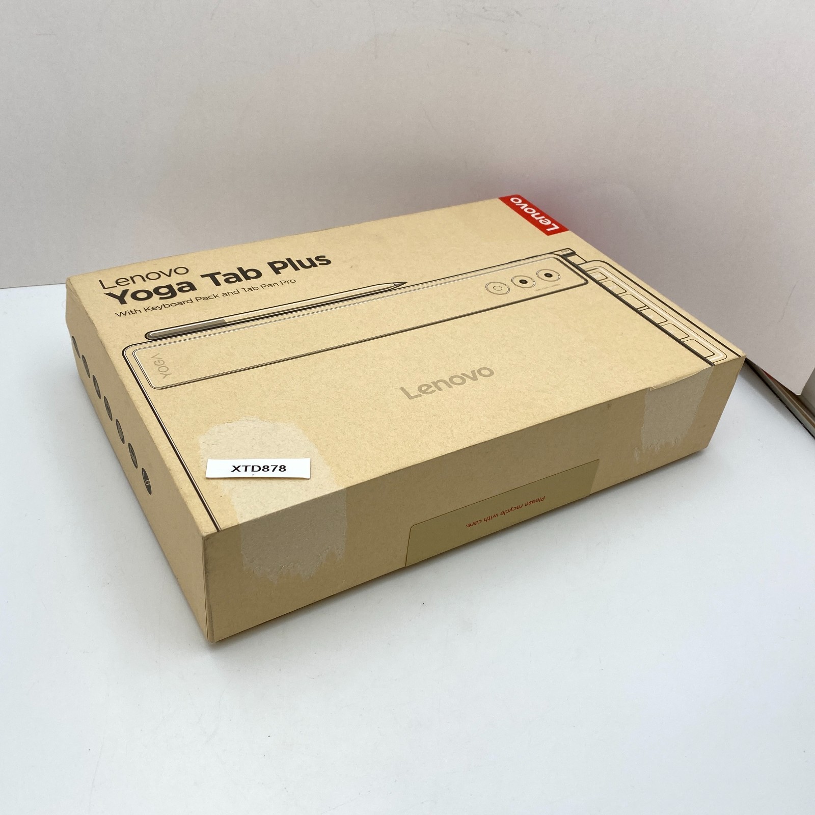 Lenovo Yoga Tab Plus - 256GB, 12.7", Seashell - Wi-Fi TB520FU - Good Condition