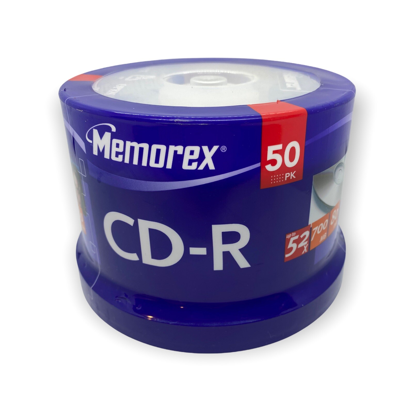 memorex 50 pack 52x 700mb 80 min 2007