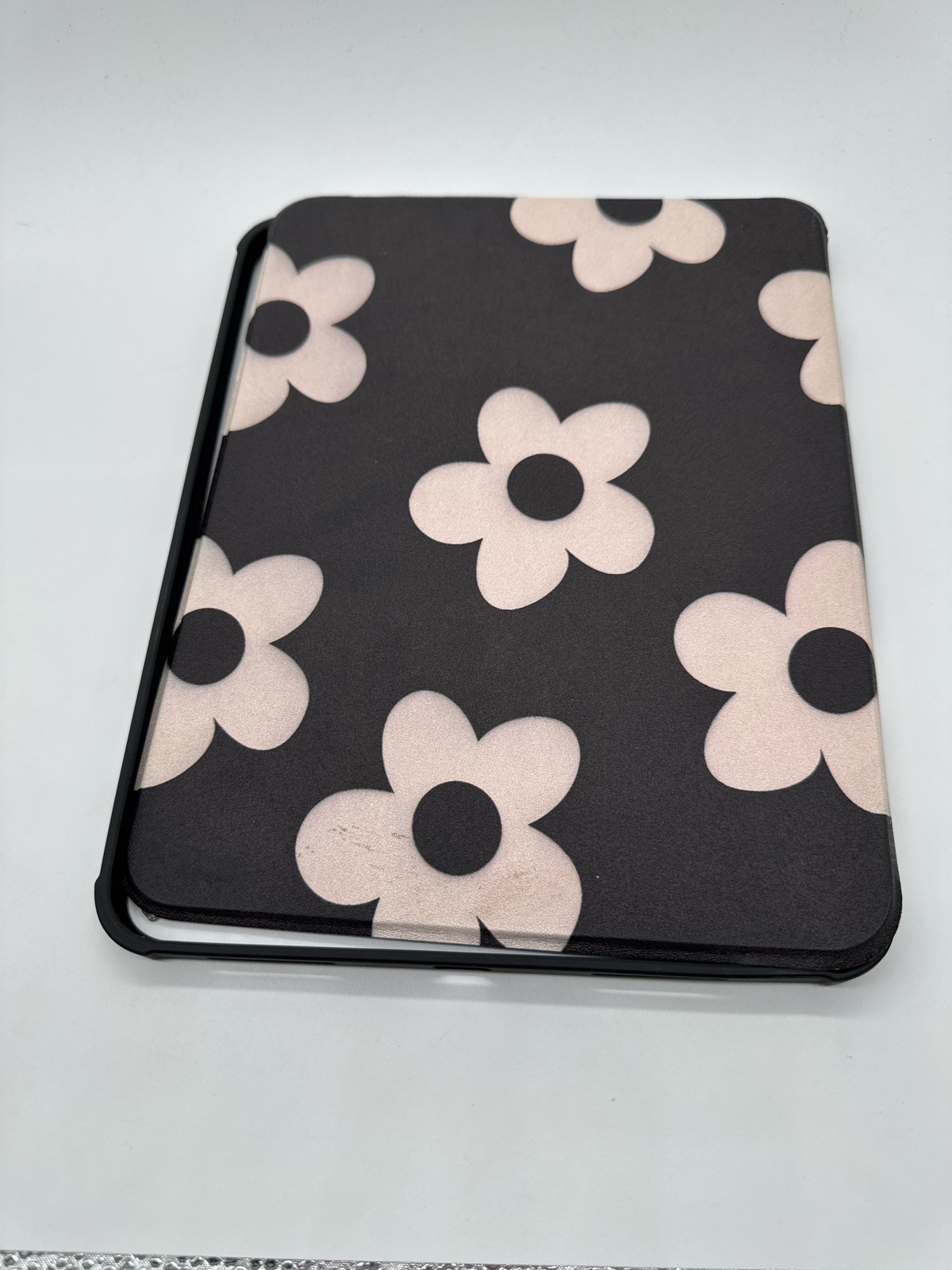 For iPad A16 10.9" 10th Gen Case Flowers Rotating Stand Folio Tablet Cover