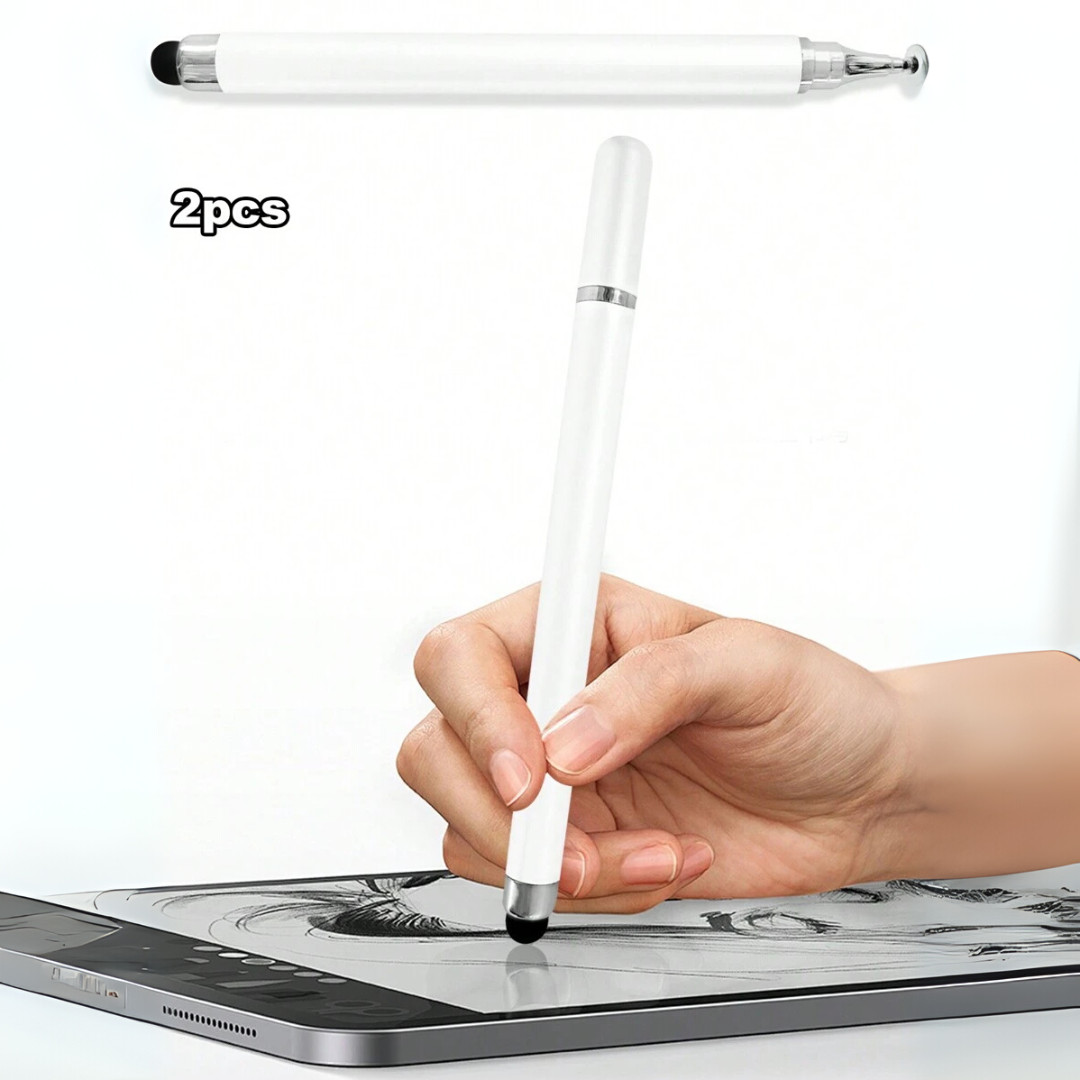 Universal Stylus Pen Capacitive 2 in1 Disc Stylus Touch Screen Pen Phone Tablet 