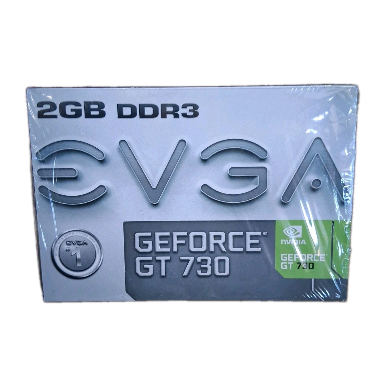 EVGA 2GB DDR3 GEFORCE GT 730 Graphics Card Brand New in Box (Box Wrapping Torn)