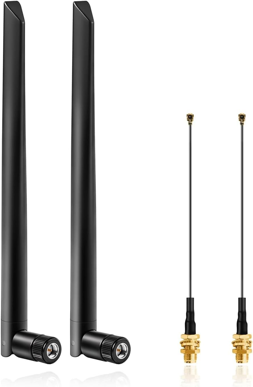 2 Sets Meshtastic 915MHz LoRa Antenna SMA Male w/ IPEX Cable for ESP32 Module
