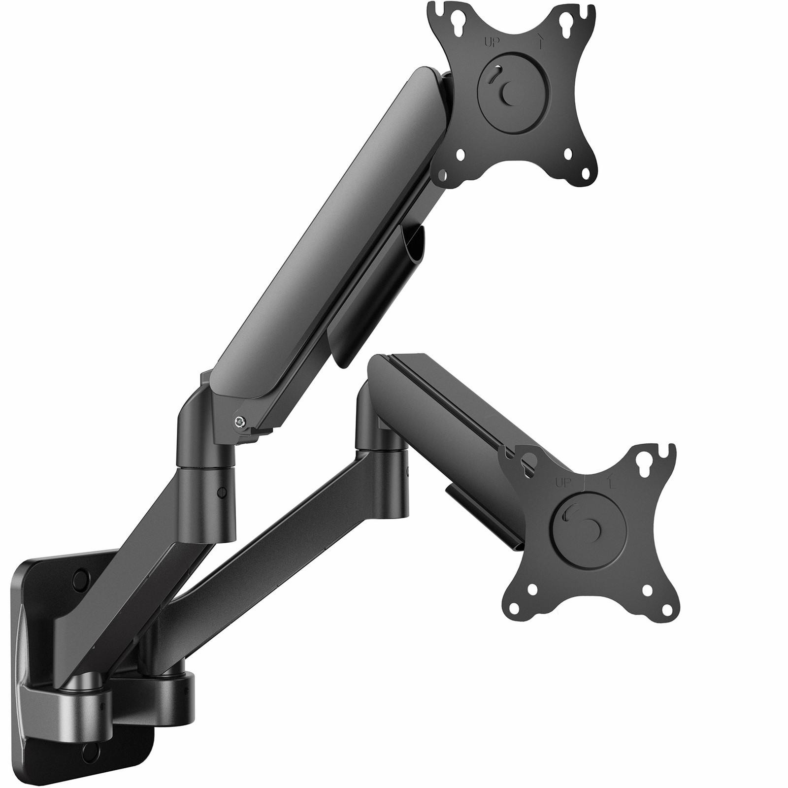 VIVO Mechanical Spring Arm Dual Monitor Wall Mount 17" - 32" Computer Screens