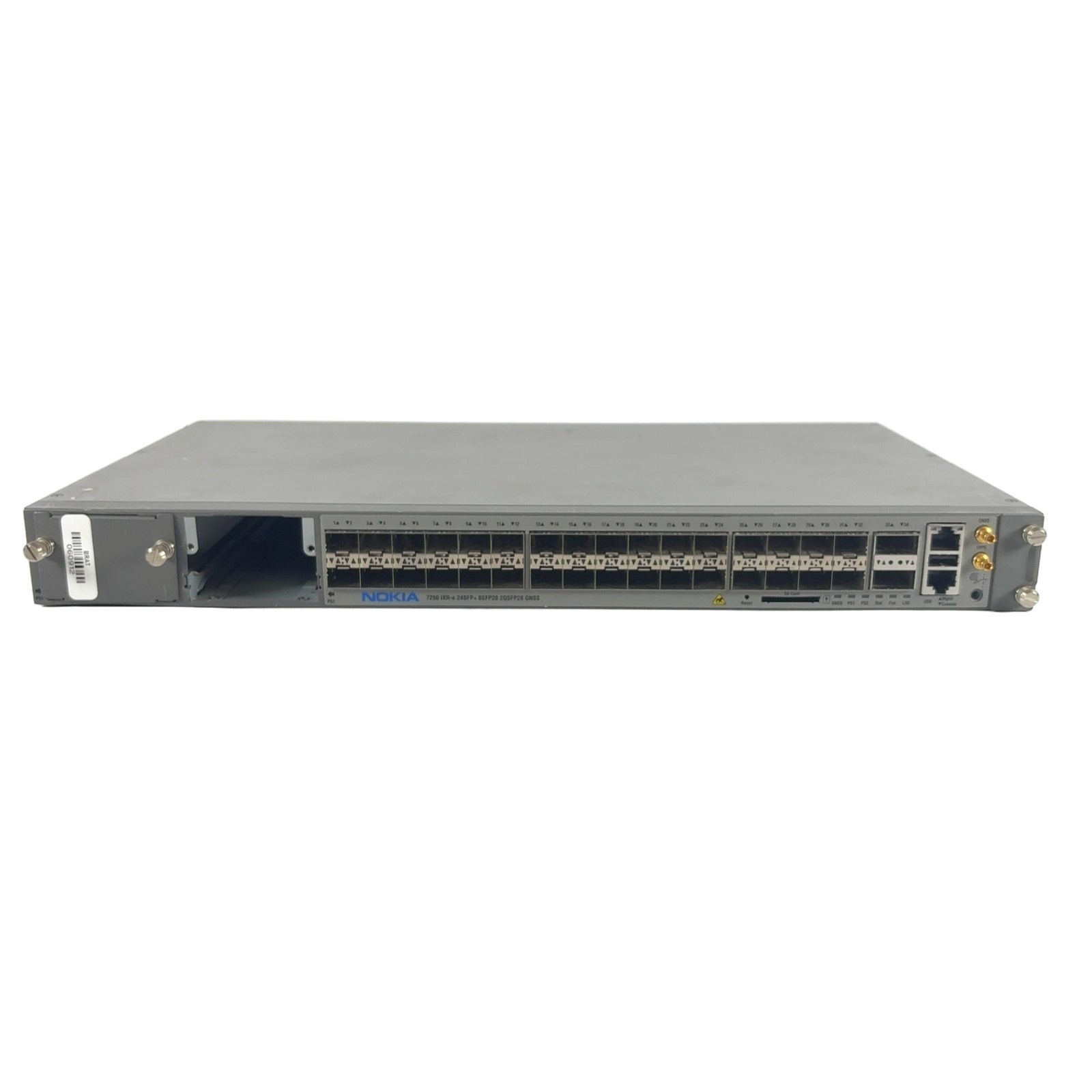 NOKIA 7250 IXR-e 24SFP+ 8SFP28 2QSFP28 GNSS 3HE15386AARB01 Interconnect Router