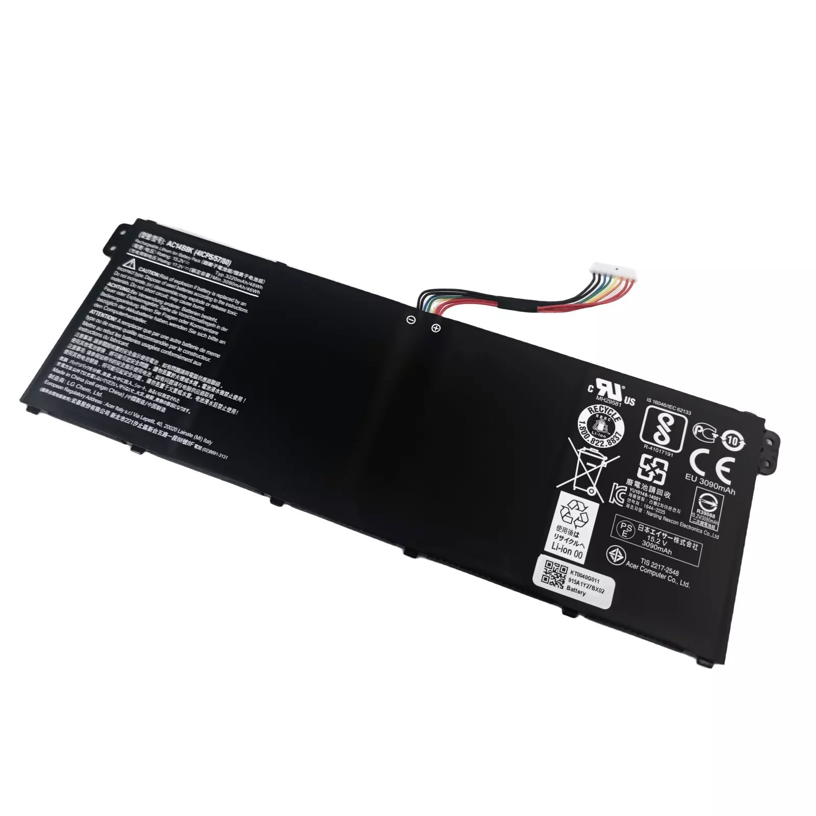Acer Swift 3 SF314-51 SF314-52 Genuine Battery Pack 4-Cell 48Wh 15.2V AC14B8K