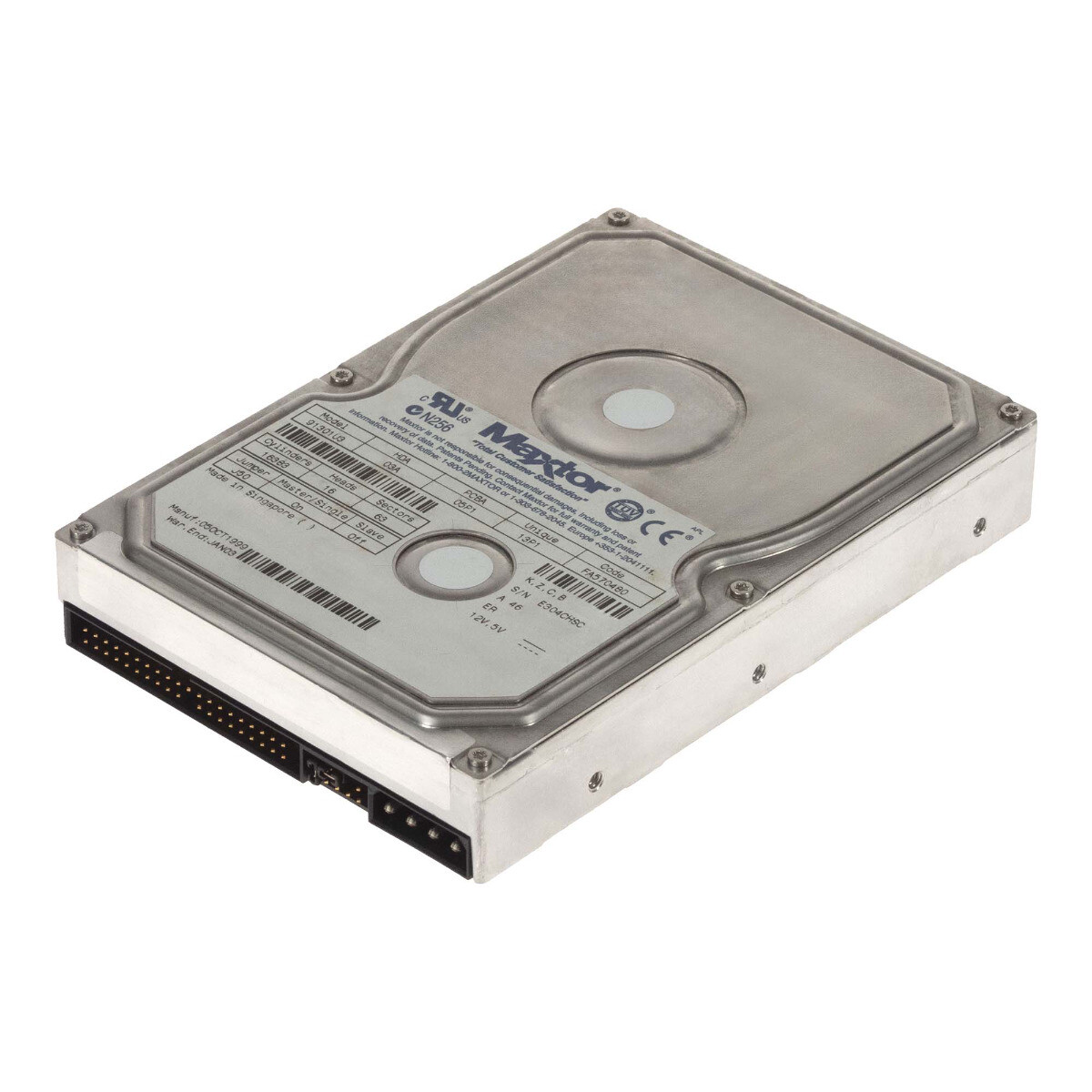 HARD DRIVE MAXTOR DiamondMax VL 17 91301U3 13GB 5.4K ATA 3.5'' 