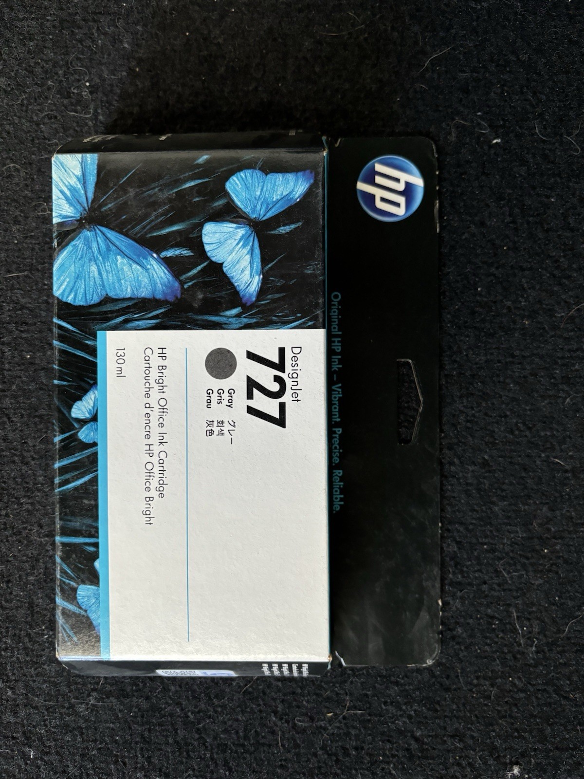 HP DesignJet 727 Black, Cyan, Yellow, and Magenta Ink Lot (4, 2, 2, and 3)