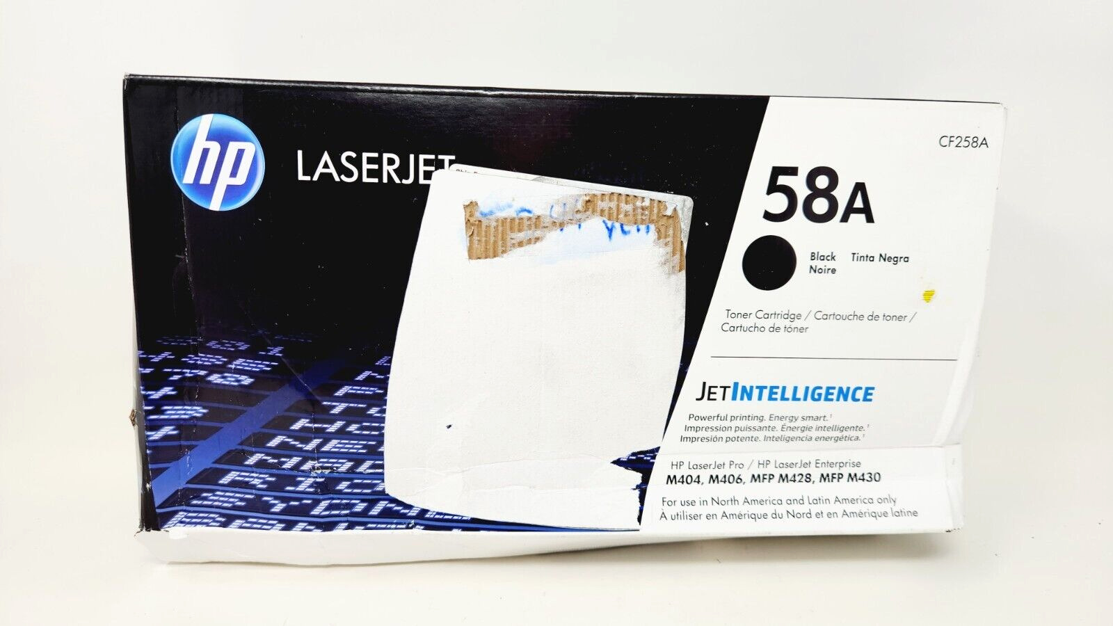 HP 58A LaserJet Black Toner Cartridge - Genuine HP CF258A