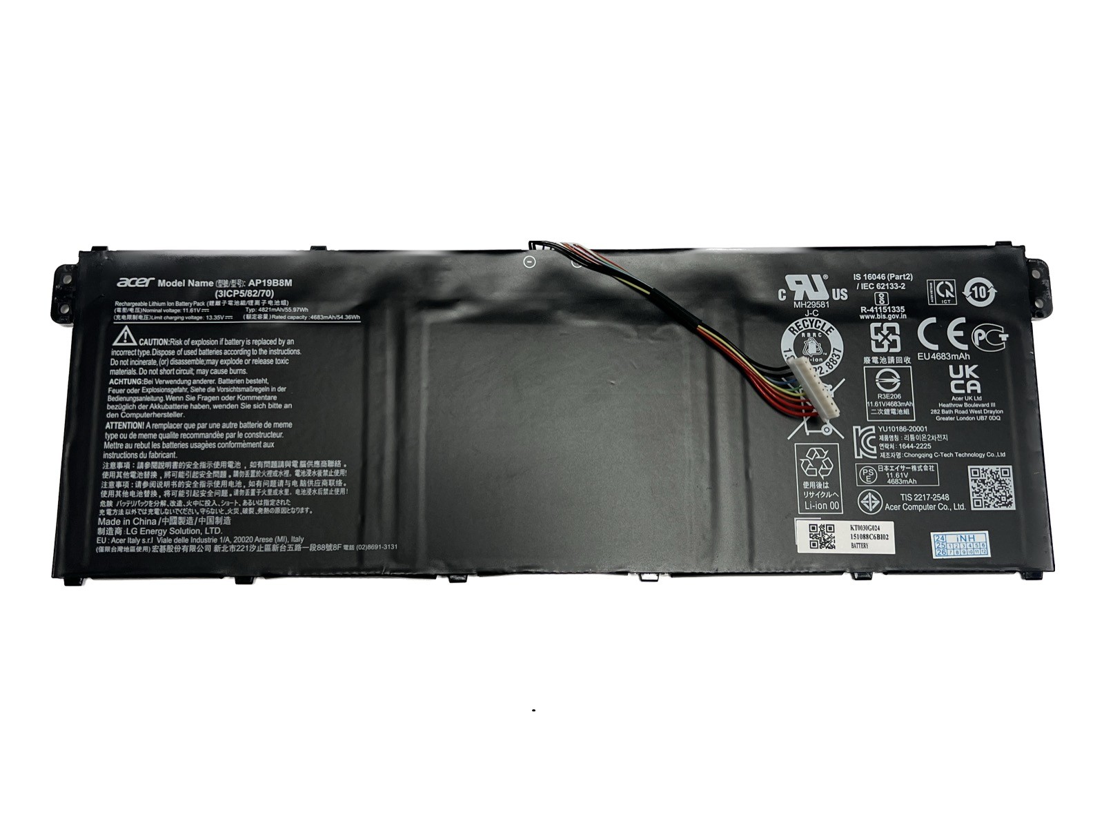 Genuine AP19B8M Battery for Acer Swift 3 SF314-511-54ZK SF314-59 CB317-1H-C41X