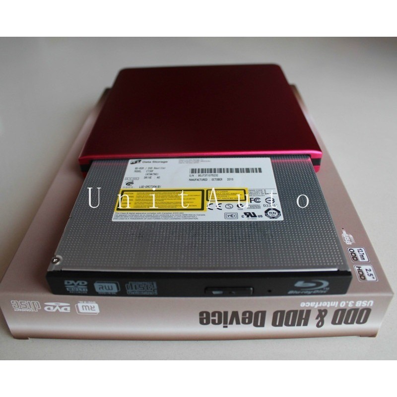 1PC Panasonic UJ260 USB3.0 External 3D Blu-ray BD-RE DVDRW Burner Drive New