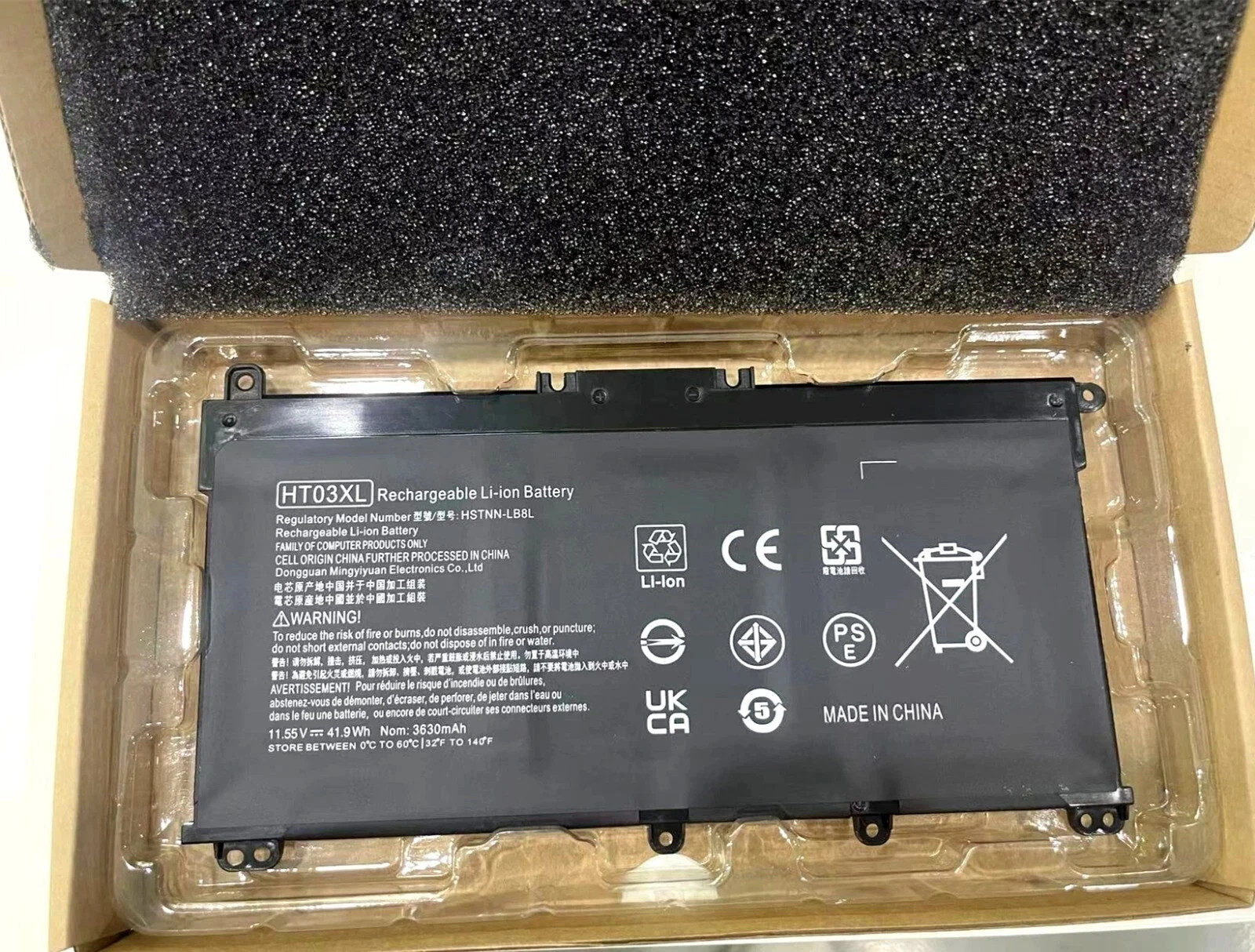 ✅New HT03XL Battery for HP Pavilion L11421-2C2 L11119-855 15-CS 15-DA 41.9Wh