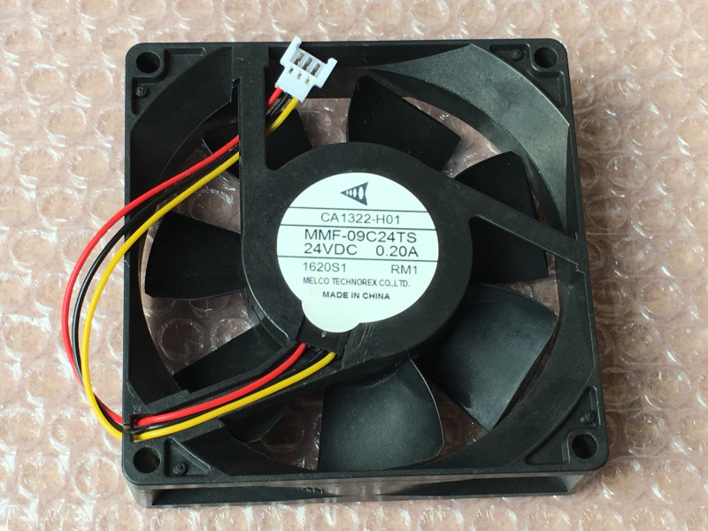 1pcs Mitsubishi  CA1322-H01 MMF-09C24TS-RM1 24V 0.20A 9225  inverter cooling fan