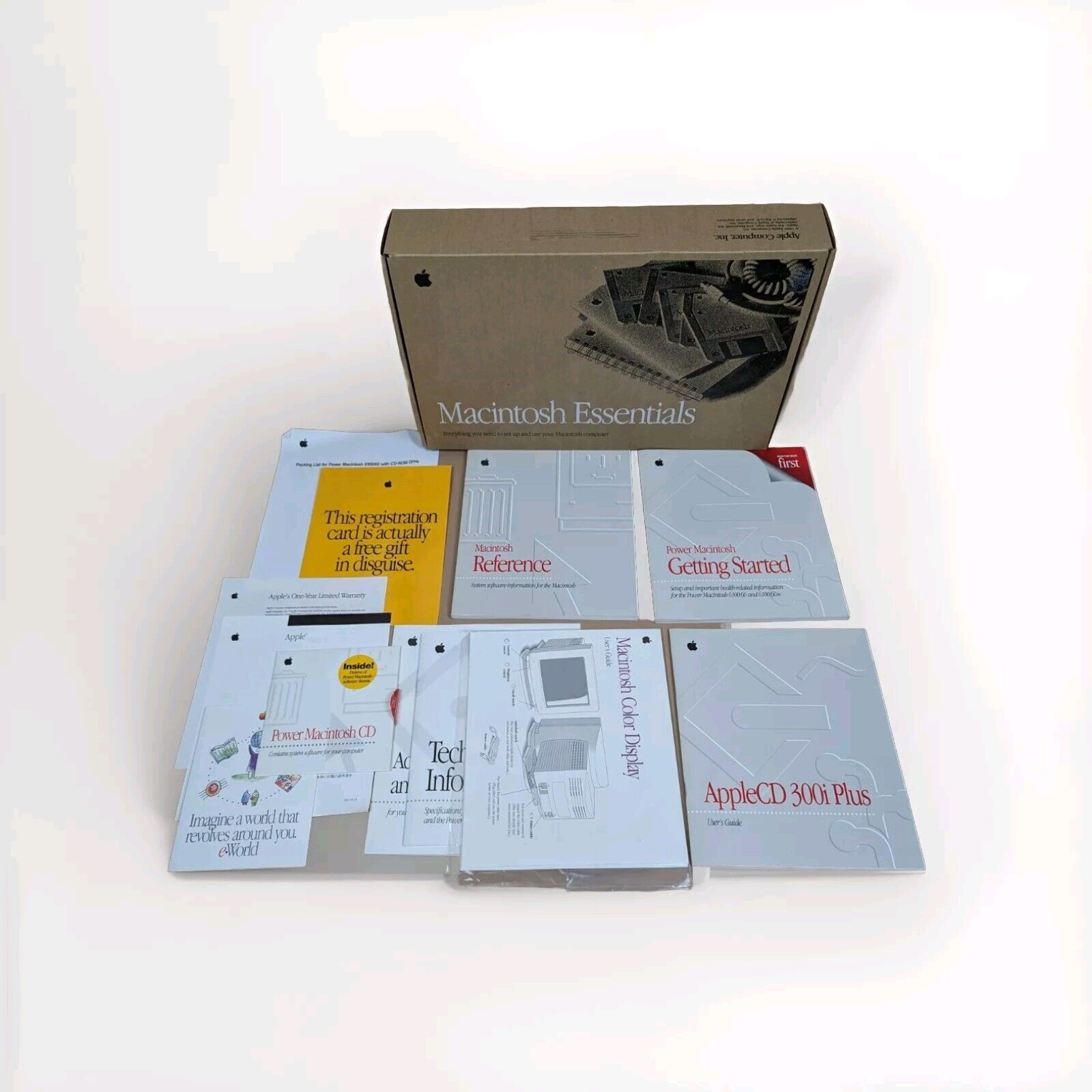 Apple Power Macintosh Essential for 6100/60 60AV Series Software CD & Manuals