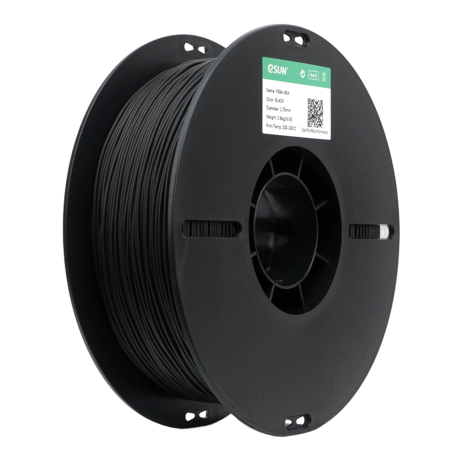 eSUN PEBA-85A 3D Printer Filament Lightweight 1.75mm 0.8kg/Spool for FDM Printer