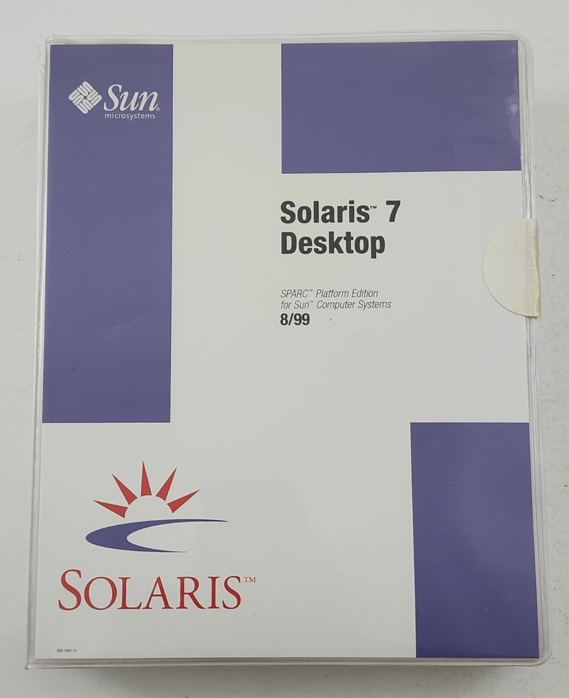 Sun Microsystems Solaris 7 Desktop Operating System SPARC Install CDs Manuals