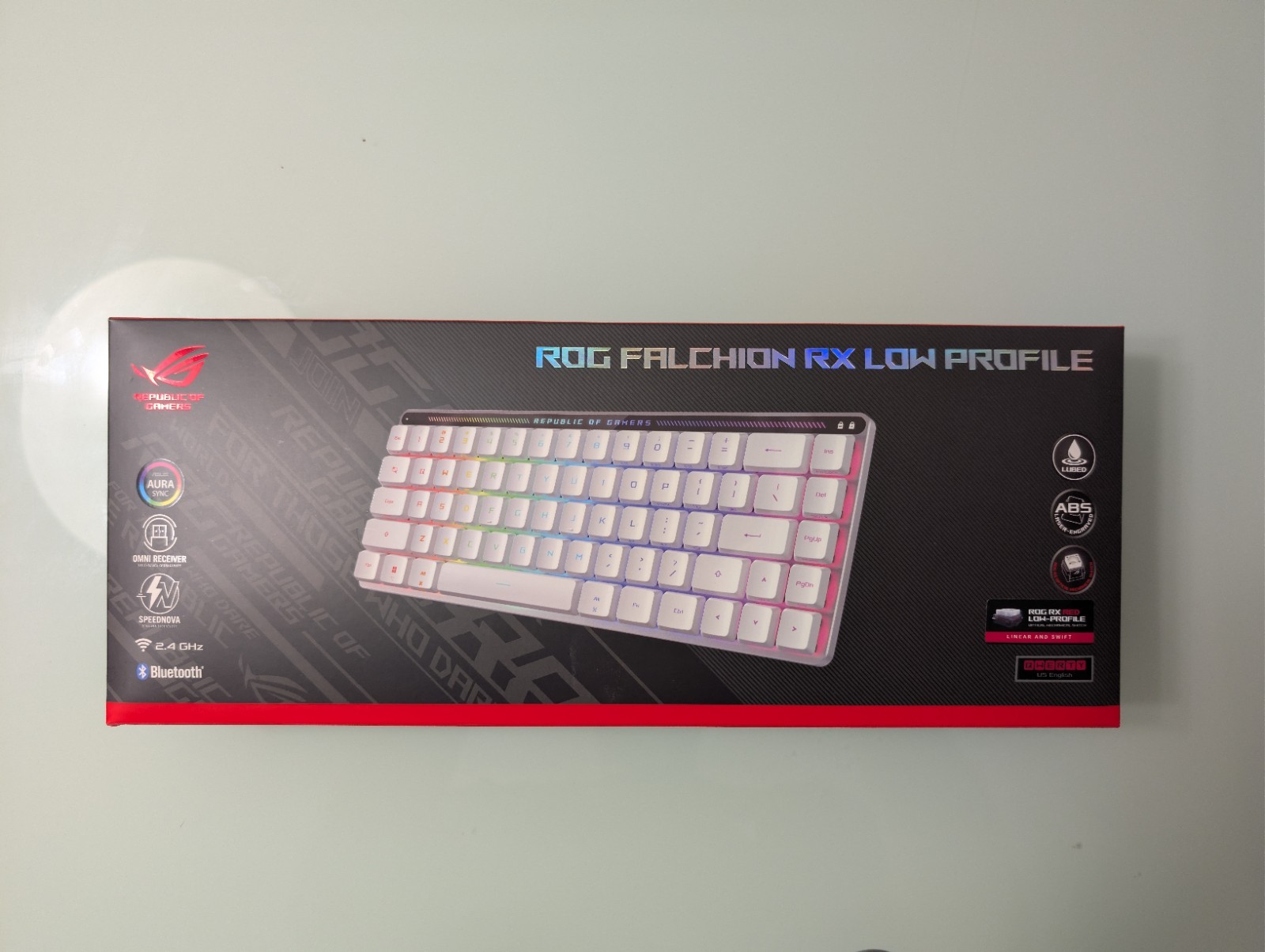 ASUS ROG Falchion RX Low Profile Wireless Gaming Keyboard - RGB - New