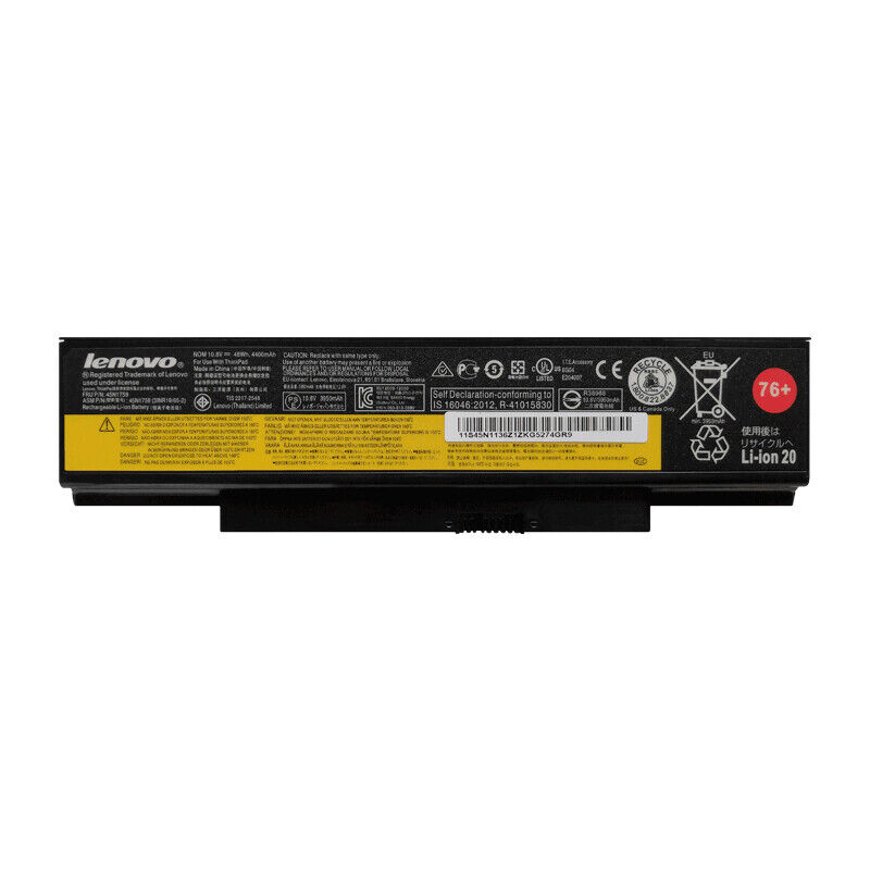 Original 76+ Battery for Lenovo ThinkPad 45N15E9 45N1758 45N1759 45N1760 45N1761
