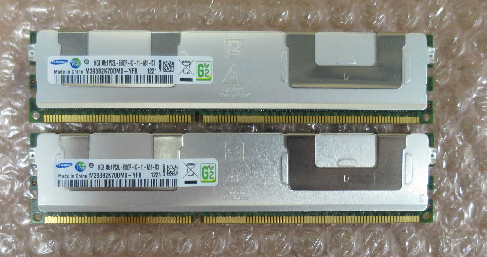 Fujitsu 32GB (2X16GB) DDR3 LV 1066 MHZ PC3-8500R ECC 38018979 S26361-F4523-R925
