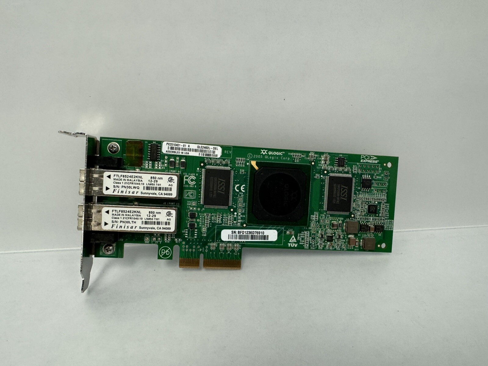 Dell 0P23M2 4GB Dual Port Host Bus Adapter QLE2462L-DEL Low Profile (1)
