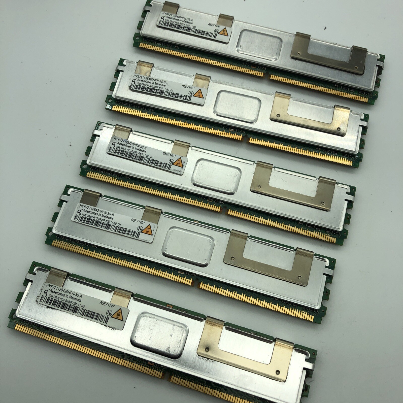 QIMONDA 1GB 2RX8 PC2-5300 FULLY BUFFERED ECC DDR2-667 MEMORY HYS72T128420HFN