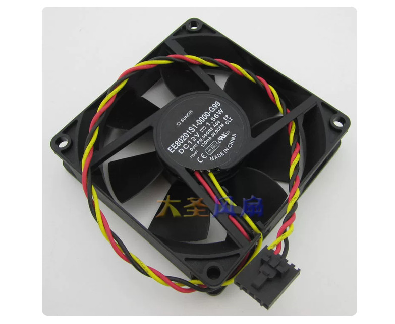New For SUNON EE80201S1-0000-G99 8020 8cm Graphics Card Fan 12V 1.56W
