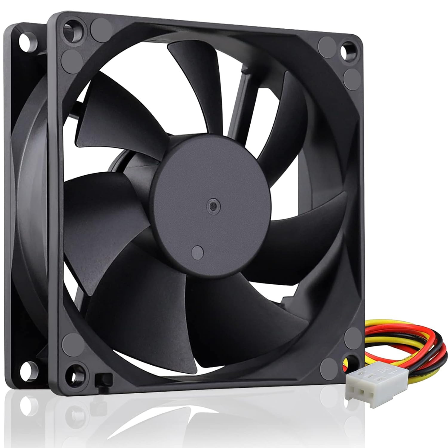 80Mm 8Cm CPU Fan, 80Mm X 25Mm Brushless DC 12V 3PIN Brushless PC