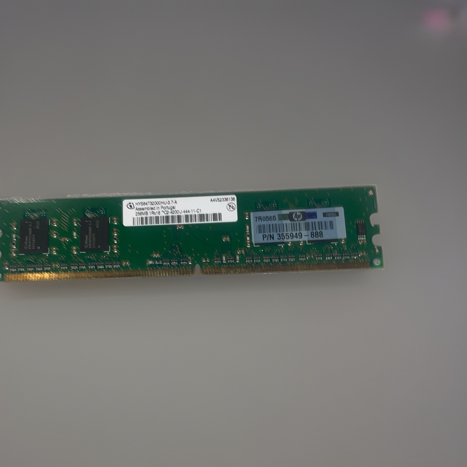 355949-888 - 256MB Memory Module, PC2-4200, DDR2-533MHZ 