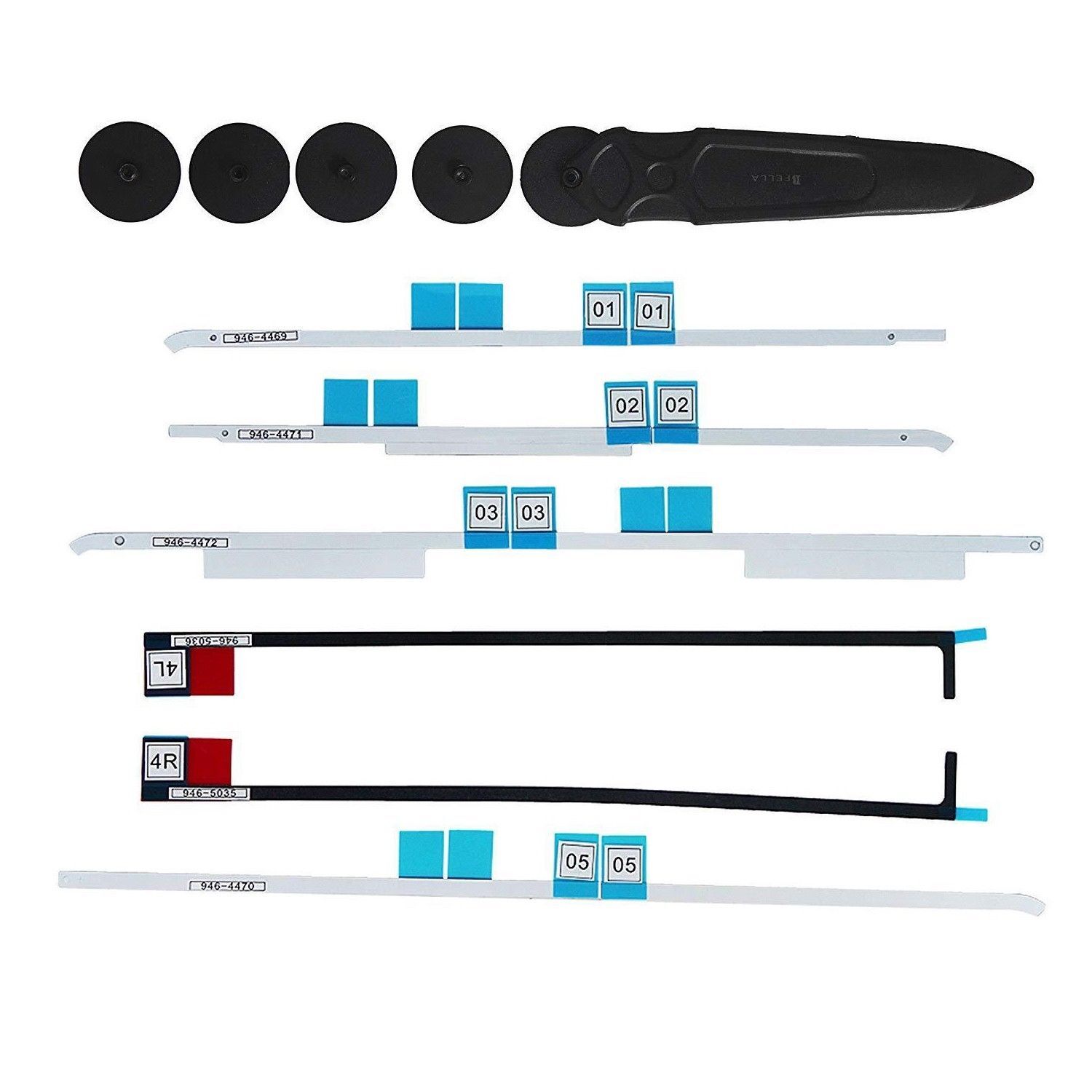 OEM for iMac Computer A1418 21.5-inch LCD Screen Adhesive Strips Tape Kit