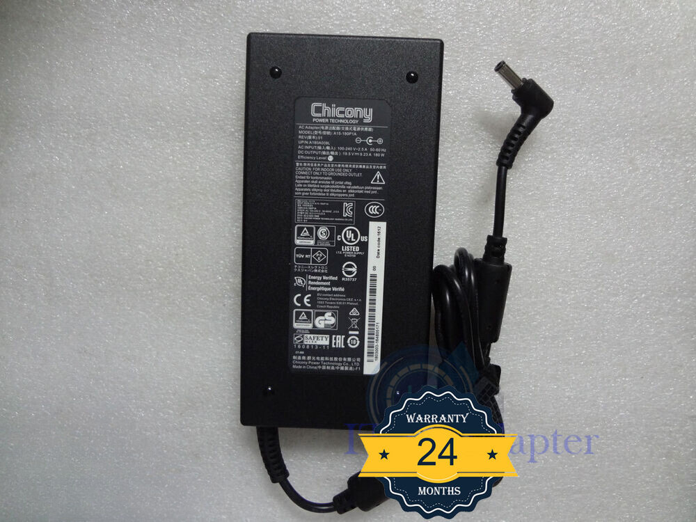 New OEM Chicony MSI Laptop Charger AC Adapter Power Supply A15-180P1A 19.5V 180W