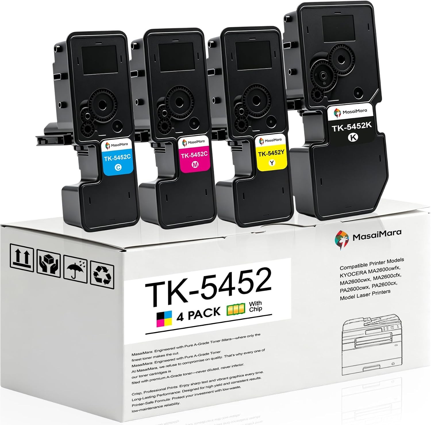 TK-5452 Toner Cartridge for Kyocera ECOSYS PA2600cwx PA2600cx MA2600cwfx Series