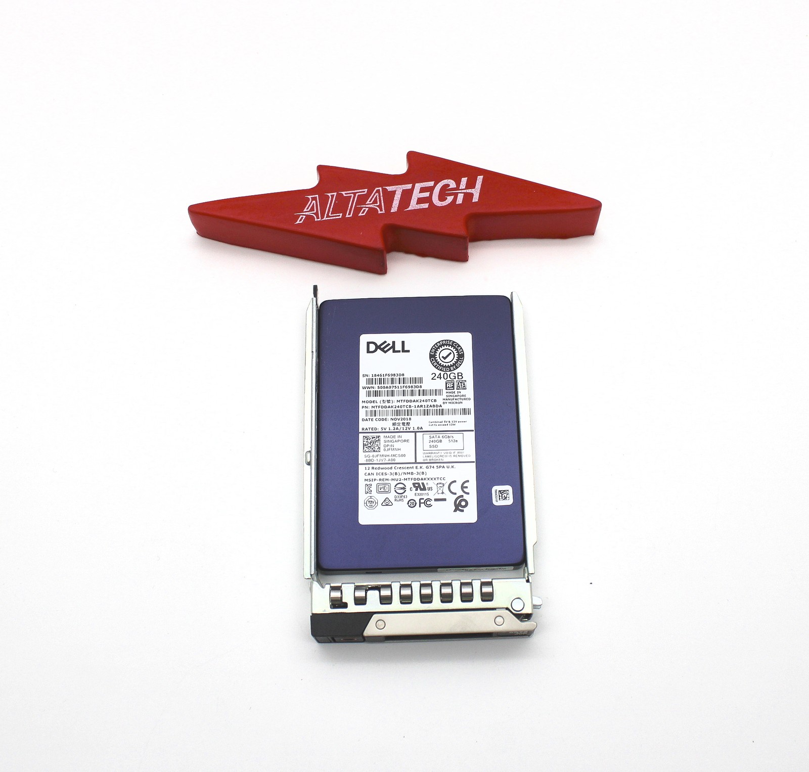 Dell 0JFMNH 240GB SSD SATA 2.5 6G MU Solid State Drive Mixed Use