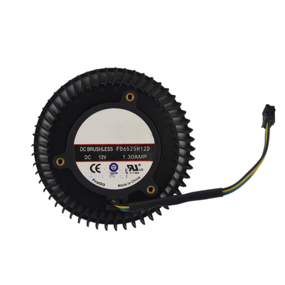 GTX1070 1070ti 1080 1080ti Turbo FD6525H12D Fan 66mm for ASUS